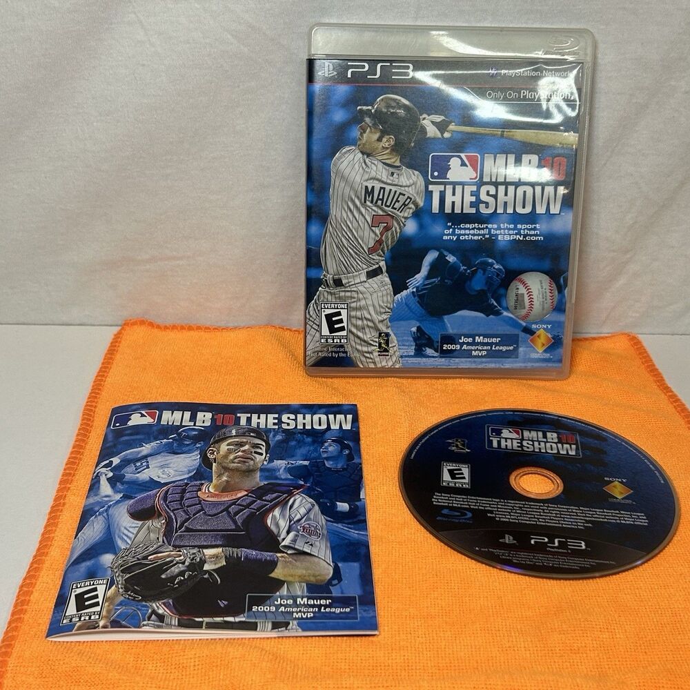 MLB 10: The Show PS3 PlayStation 3 Baseball Video Game Complete